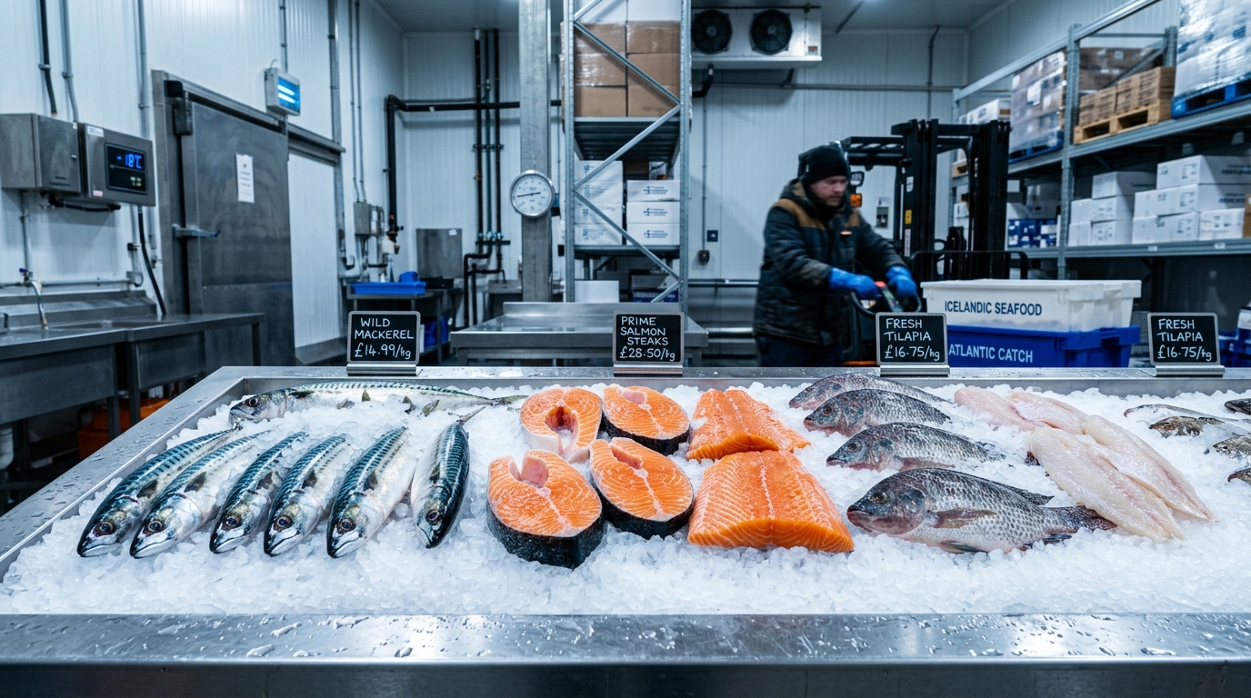 poissons et denrées de mer de premier choix.